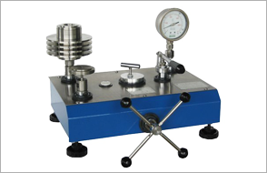 dead weight pressure gauge tester appratus