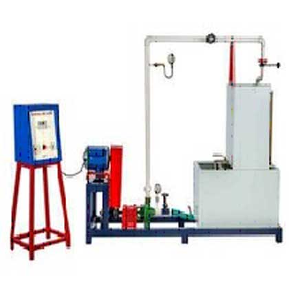 Centrifugal pump test rig variable speed