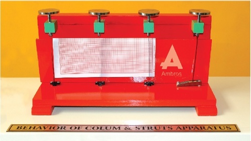 behaviour of column struts apparatus