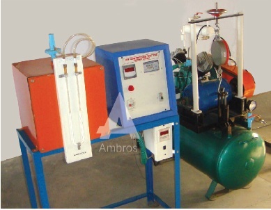 two stage air compressor test rig